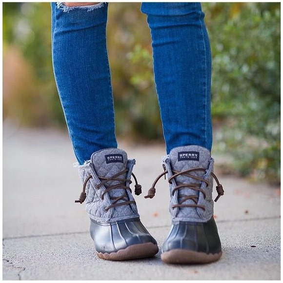 Sperry Gray Winter & Rain Boots - Picture 2 of 7